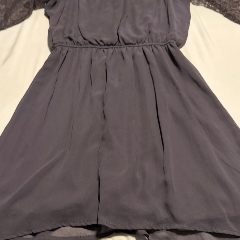 Speechless Charcoal Gray Dress - Picture 6 of 10